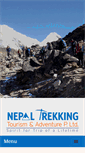 Mobile Screenshot of nepaltrekkingtourism.com